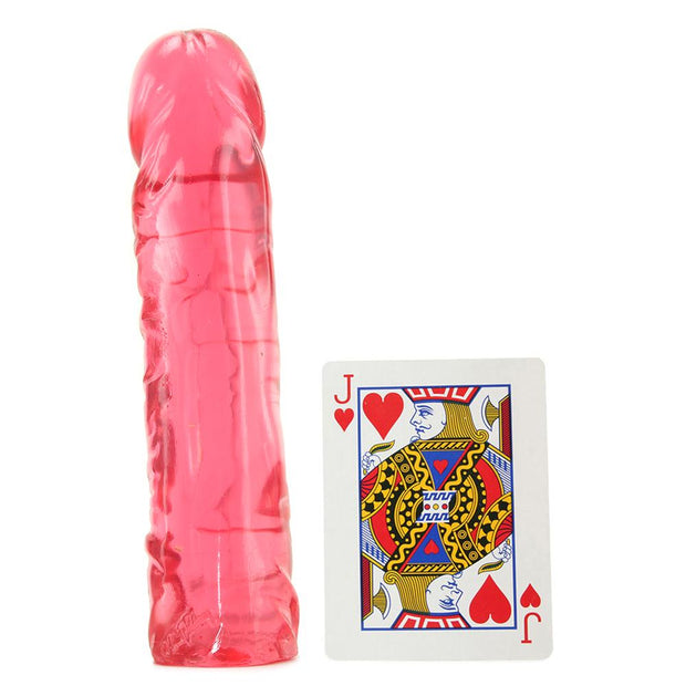 Crystal Jellies 8 Inch Classic Dong in Pink