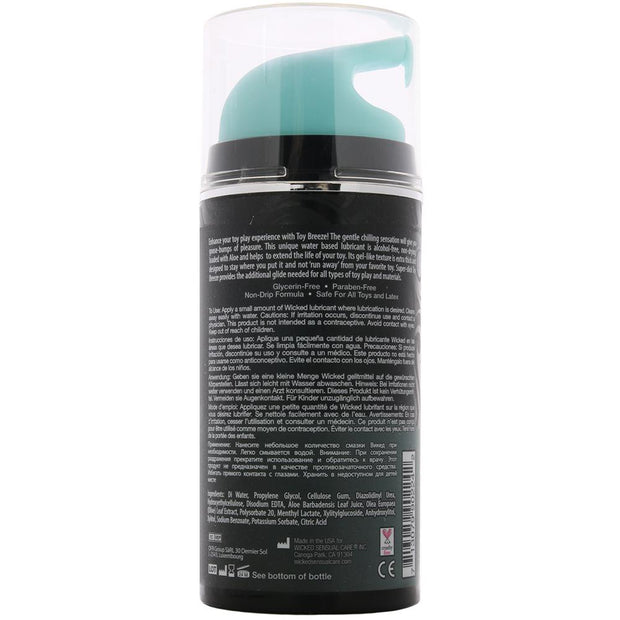 Toy Breeze Cooling Lubricating Gel in 3.3oz/100ml