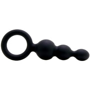 Satisfyer Plugs Silicone 3 Piece Set in Black Anal Toy Bead
