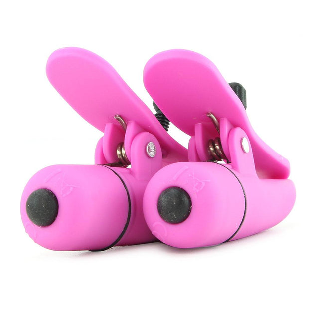 nipple play Vibrating Nipplettes in Pink