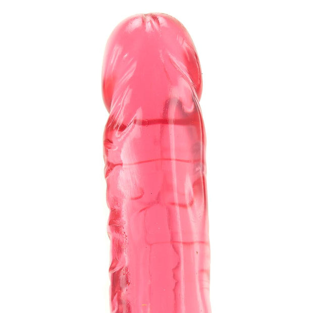 Crystal Jellies 8 Inch Classic Dong in Pink