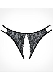 Crotchless Scalloped Lace Honey Panty in OS