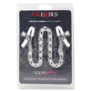 nipple play Crystal Chain Nipple Clamps White