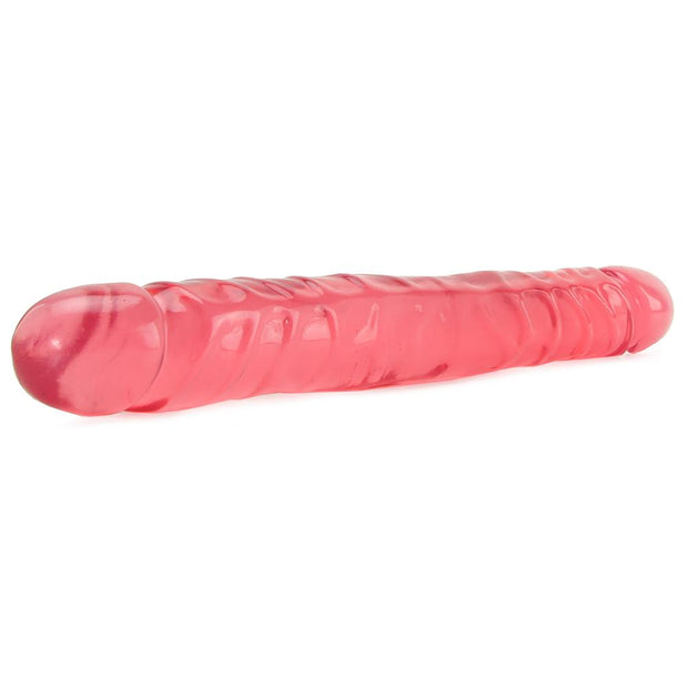 Crystal Jellies 12 Inch Double Dong in Pink