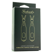 X-Gen Frederick's Of Hollywood's Vibrating Nipple Stimulators Black Rechargeable Package Front Box