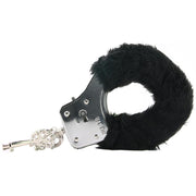 Black Furry Hand Cuffs