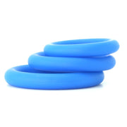 Ram Silicone Cock Rings #1 in Blue