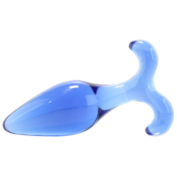 Chrystalino Expert Blue Glass Butt Plug