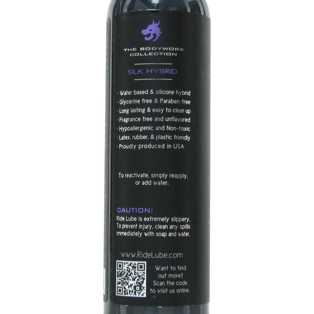 Ride BodyWorx Silk Hybrid Lube in 8.5oz/255mL