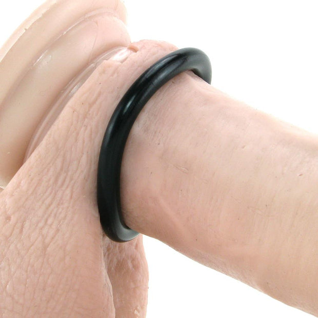 Silicone Support Cock Rings in Black