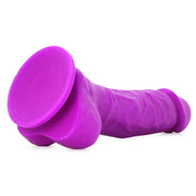 ColourSoft 5" Soft Silicone Dildo in Purple