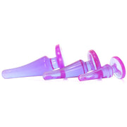 Crystal Jellies Anal Initiation Kit in Purple