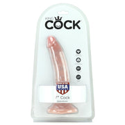 King Cock 7" Dildo in Flesh