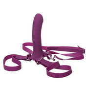 Me2 CalExotics Rumble Dildo Vibe Vibrating Strap On Harness Removable Attachment Purple