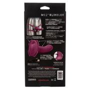 Me2 CalExotics Rumble Dildo Vibe Vibrating Strap On Harness Removable Attachment Purple