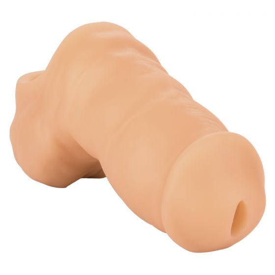 Packer Gear Stand-To-Pee Ultra Soft Packer Ivory White Flesh Attachment Bulge Enchancer