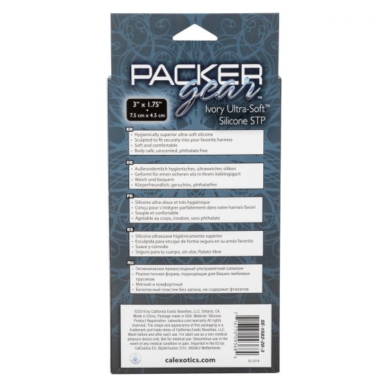 Packer Gear Stand-To-Pee Ultra Soft Packer Ivory White Flesh Attachment Bulge Enchancer