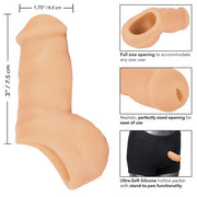 Packer Gear Stand-To-Pee Ultra Soft Packer Ivory White Flesh Attachment Bulge Enchancer